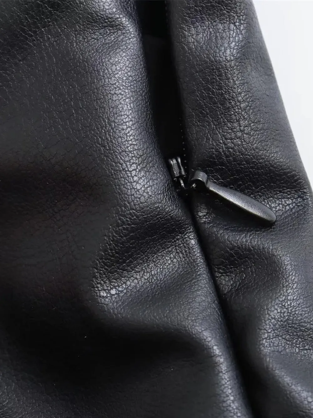 Lillian Leather Short Top